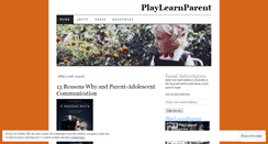 Desktop Screenshot of playlearnparent.com